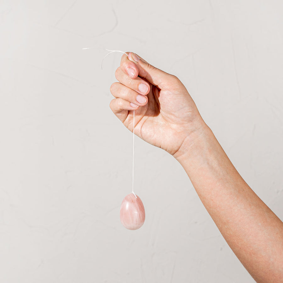 Yinn Rose Quartz Yoni Egg