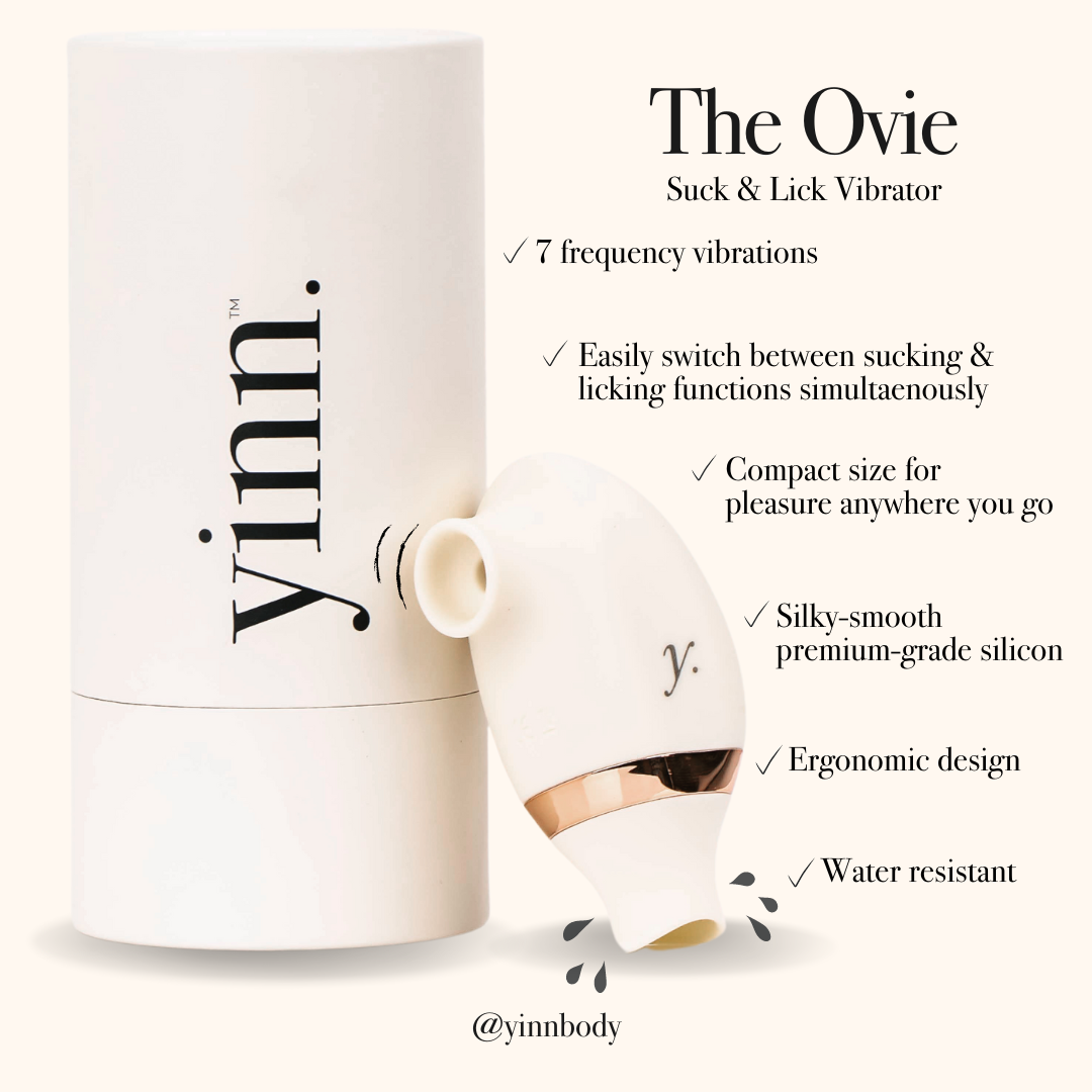 The Ovie Suck & Lick Vibrator Yinn Holistic Sexual Wellness The Ovie Suck & Lick Vibrator Yinn Holistic Sexual Wellness